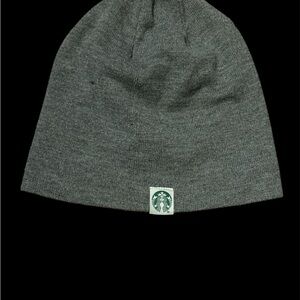 Gray Starbucks Beanie with Logo